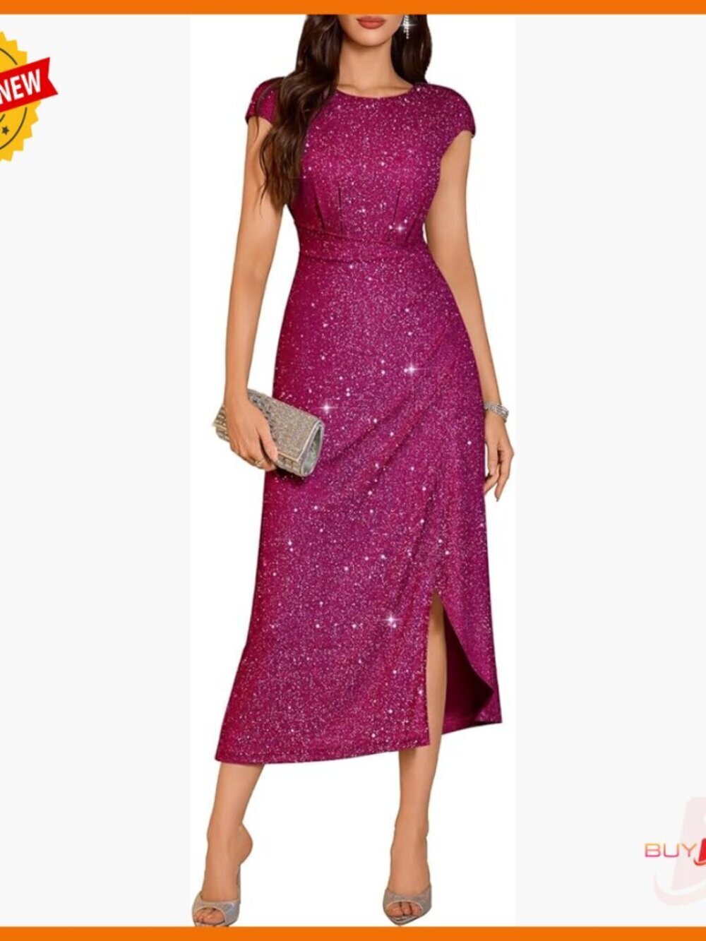 Sequin Maxi Dress Formal Prom Wedding Guest Cocktail Party Evening